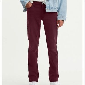 Levi’s 511 Maroon Chinos